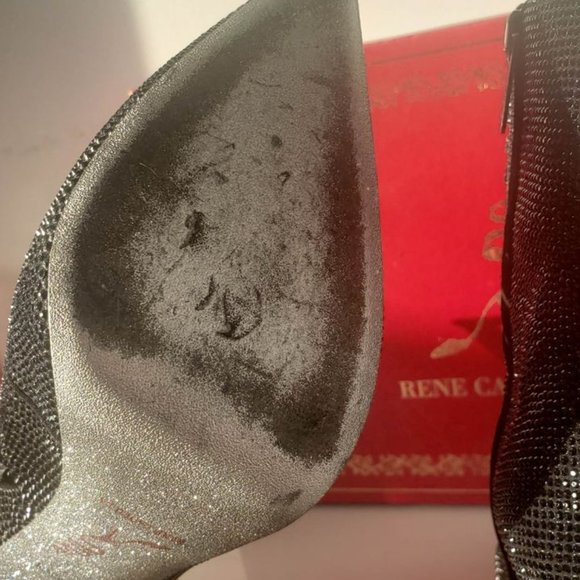 ❌SOLD❌RENÉ CAOVILLA Strass Cage Ankle Boots Black - Picture 5 of 6